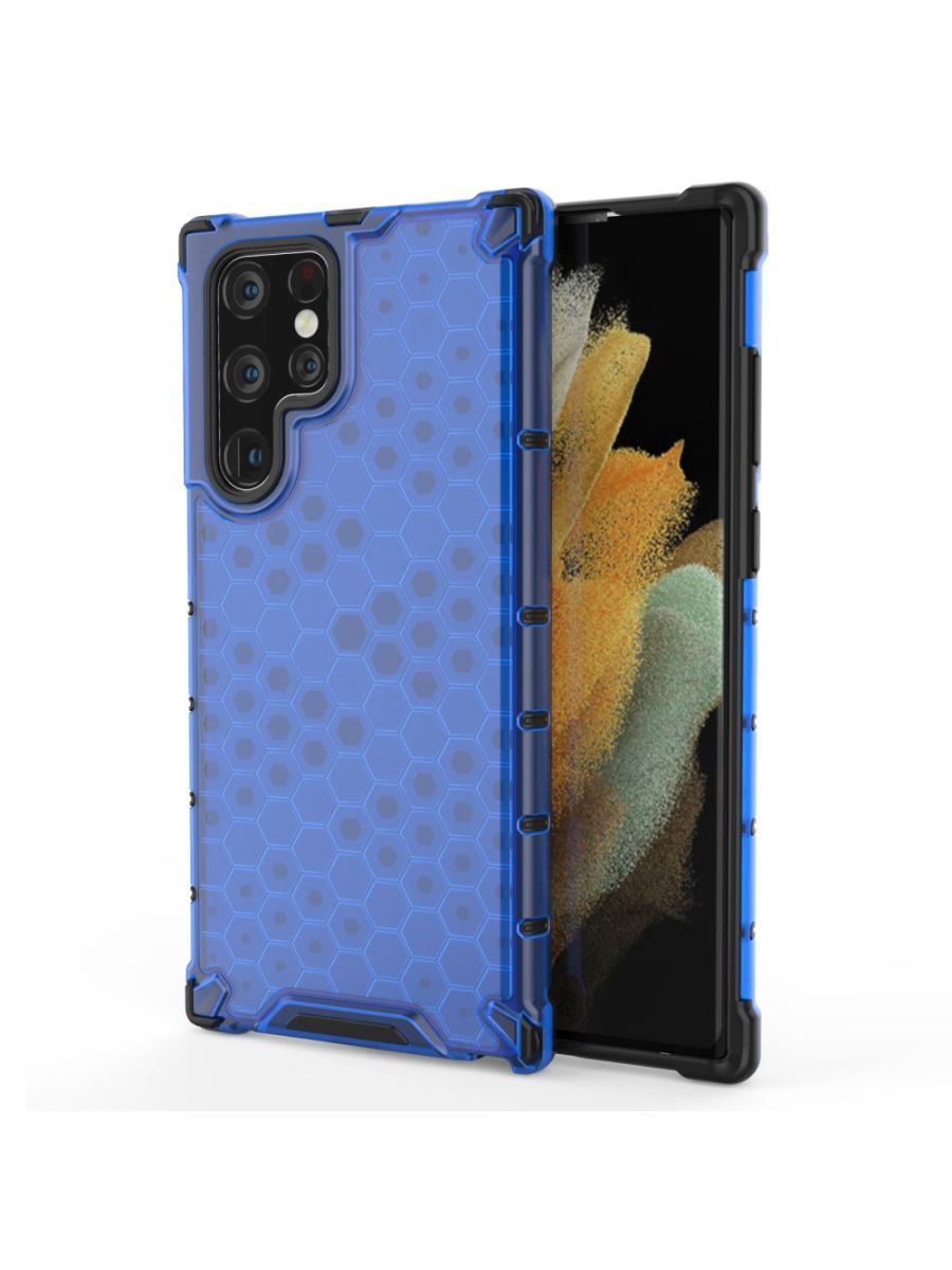 

Brodef Combee Противоударный чехол для Samsung Galaxy S22 ultra Синий
