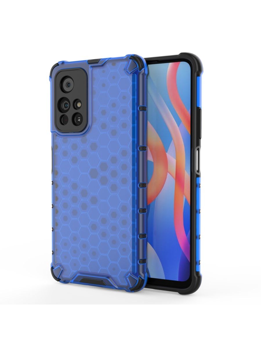 

Brodef Combee Противоударный чехол для Poco M4 Pro 5G Синий