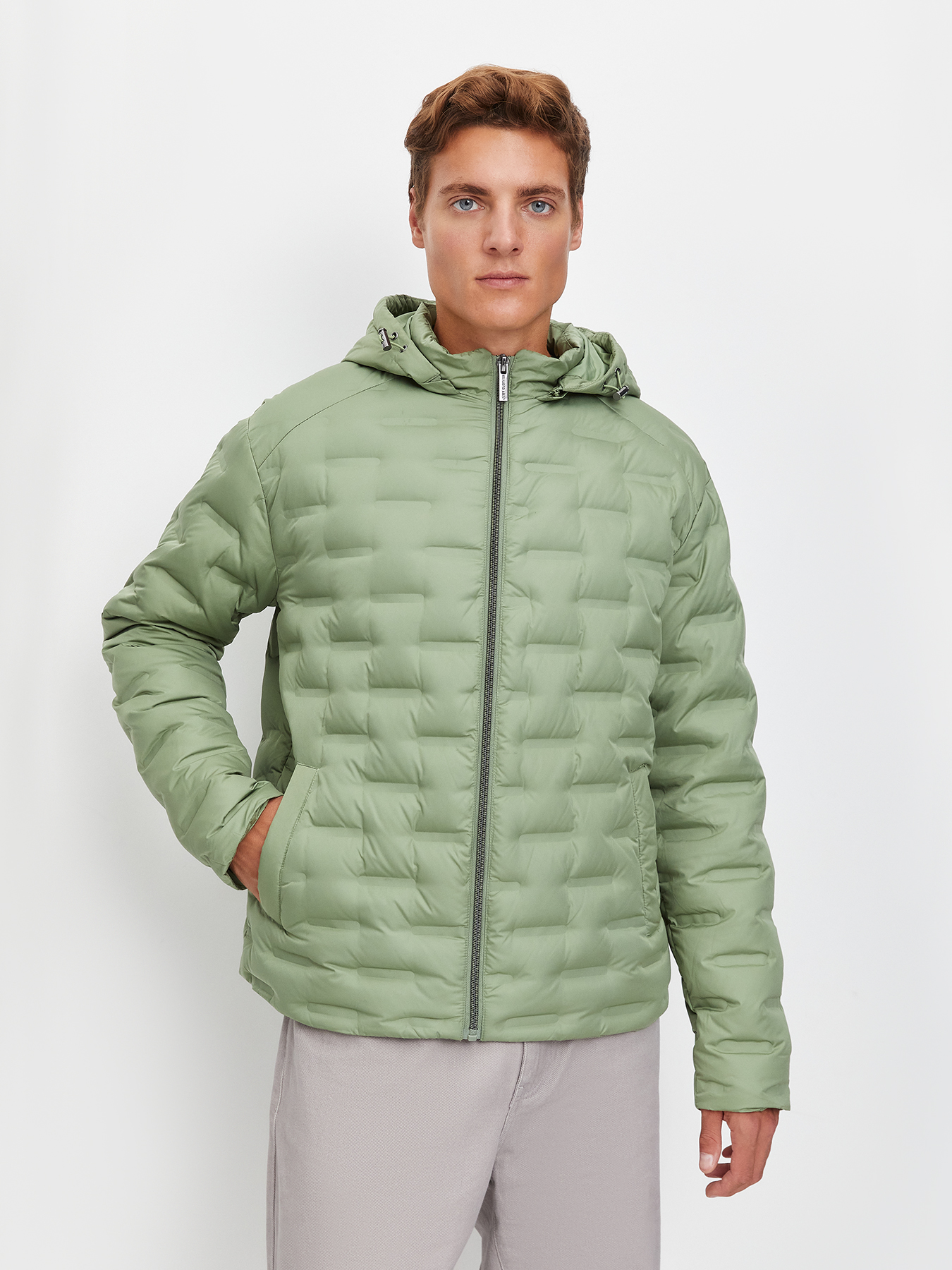 

Куртка мужская Just Clothes 443546 зеленая 58 RU, Зеленый, 443546