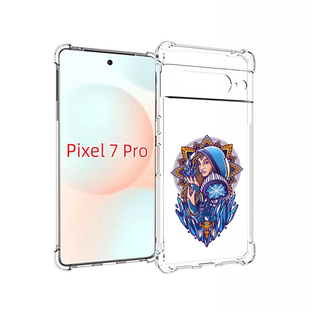 

Чехол Mypads Кристал Мейден Дота 2 Для Google Pixel 7 Pro, Прозрачный, Tocco
