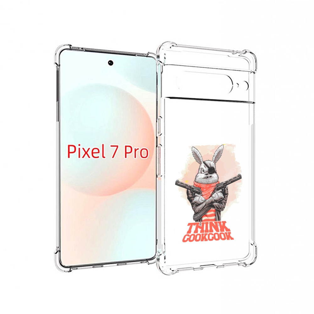 

Чехол Mypads Кролик Пират Для Google Pixel 7 Pro, Прозрачный, Tocco