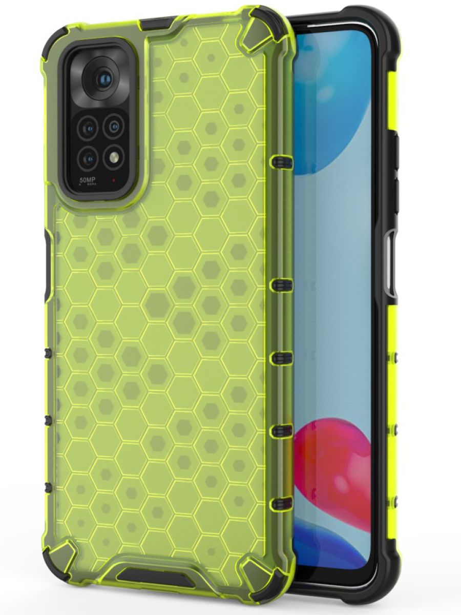 

Brodef Combee Противоударный чехол для Xiaomi Redmi Note 11/11S Зеленый
