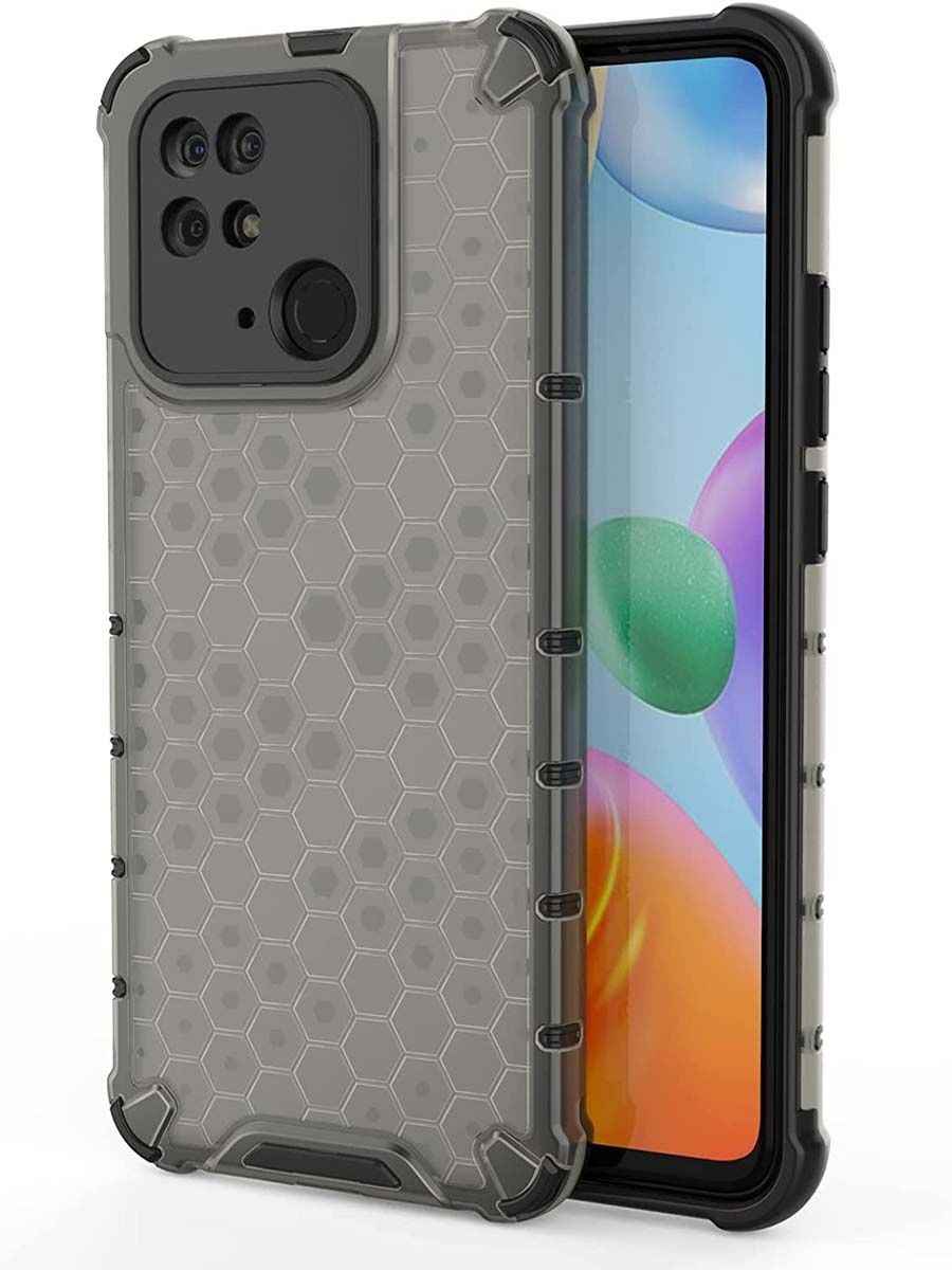 

Brodef Combee Противоударный чехол для Xiaomi Redmi 10C Серый