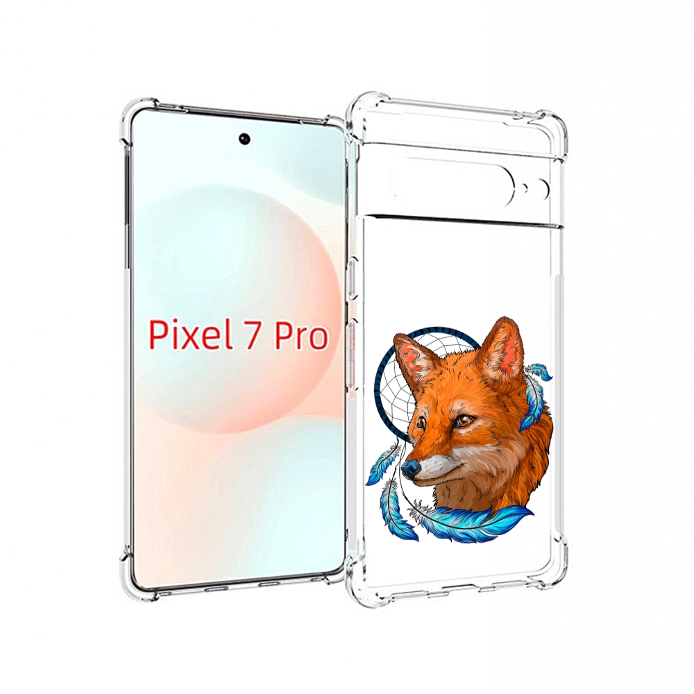 

Чехол Mypads Лиса И Ловец Снов Для Google Pixel 7 Pro, Прозрачный, Tocco