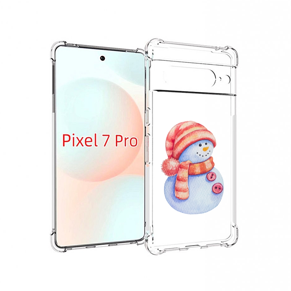 

Чехол Mypads Веселый Снеговик Для Google Pixel 7 Pro, Прозрачный, Tocco