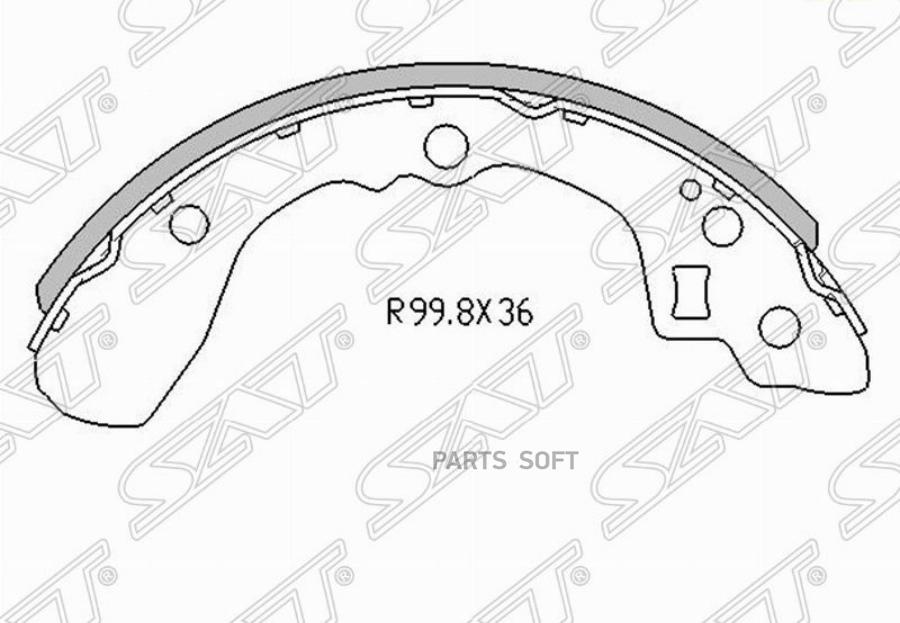 

Колодки Тормозные Зад Kia Spectra/Sephia/Shuma Ii Sat арт. ST-0K201-26-38Z