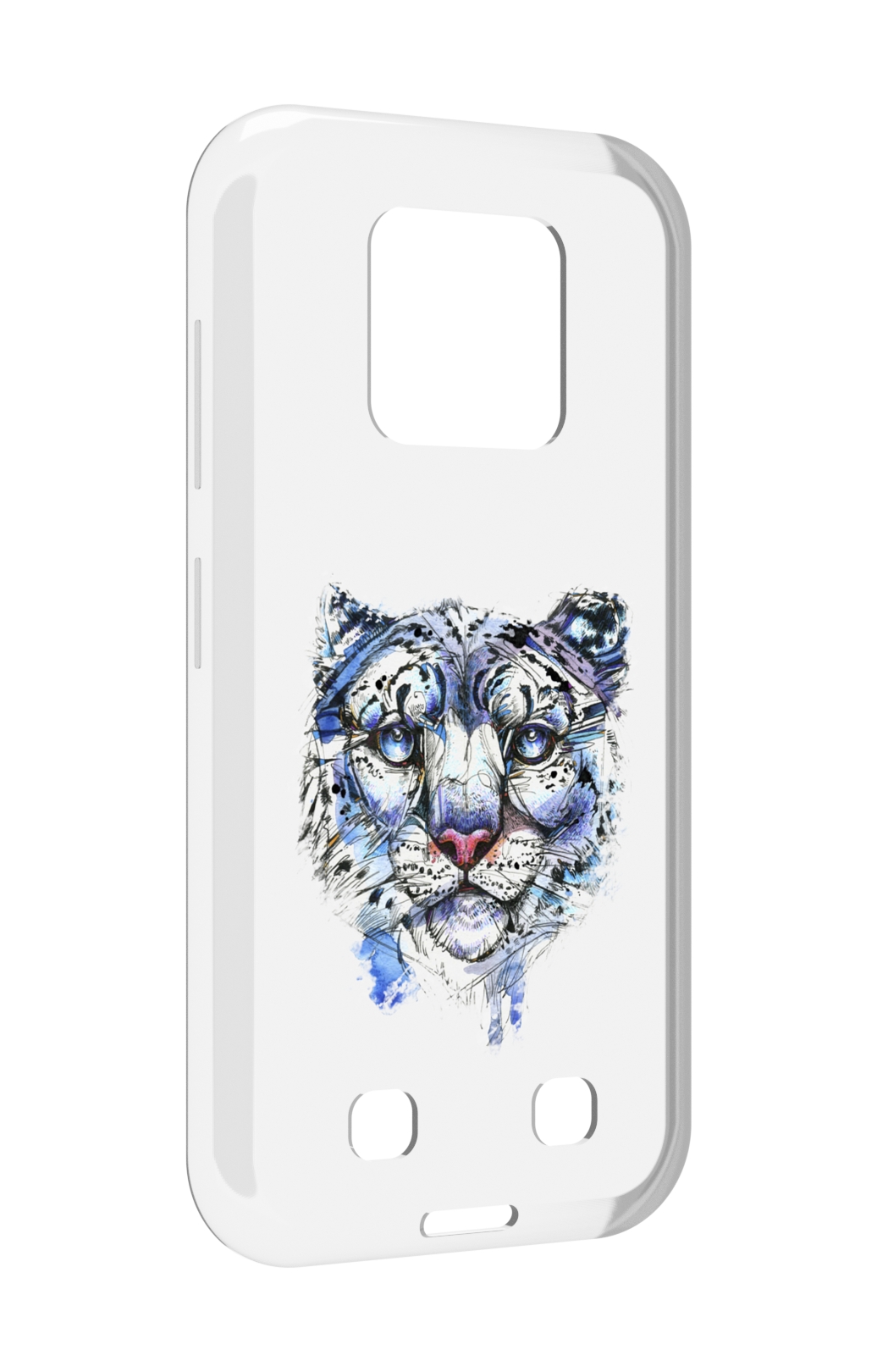 

Чехол MyPads Тигр 4 для Oukitel WP18, Прозрачный, Tocco
