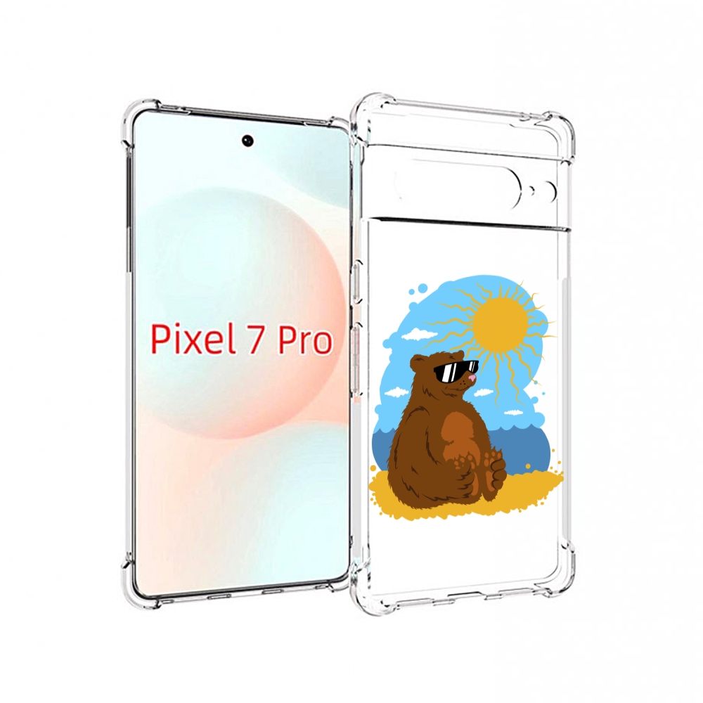

Чехол Mypads Медведь На Чиле Для Google Pixel 7 Pro, Прозрачный, Tocco