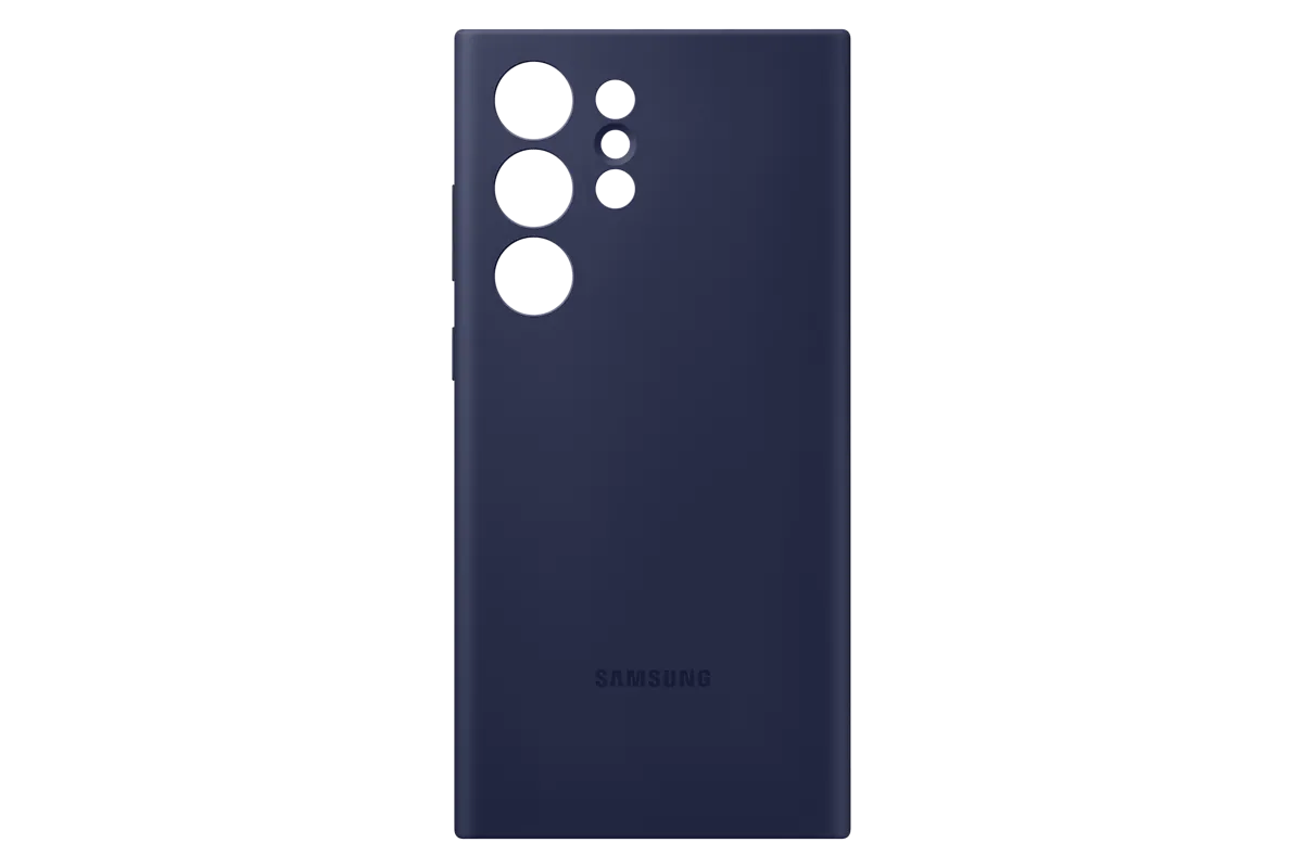 Чехол Samsung Silicone Case S23 Ultra, Тёмно-синий