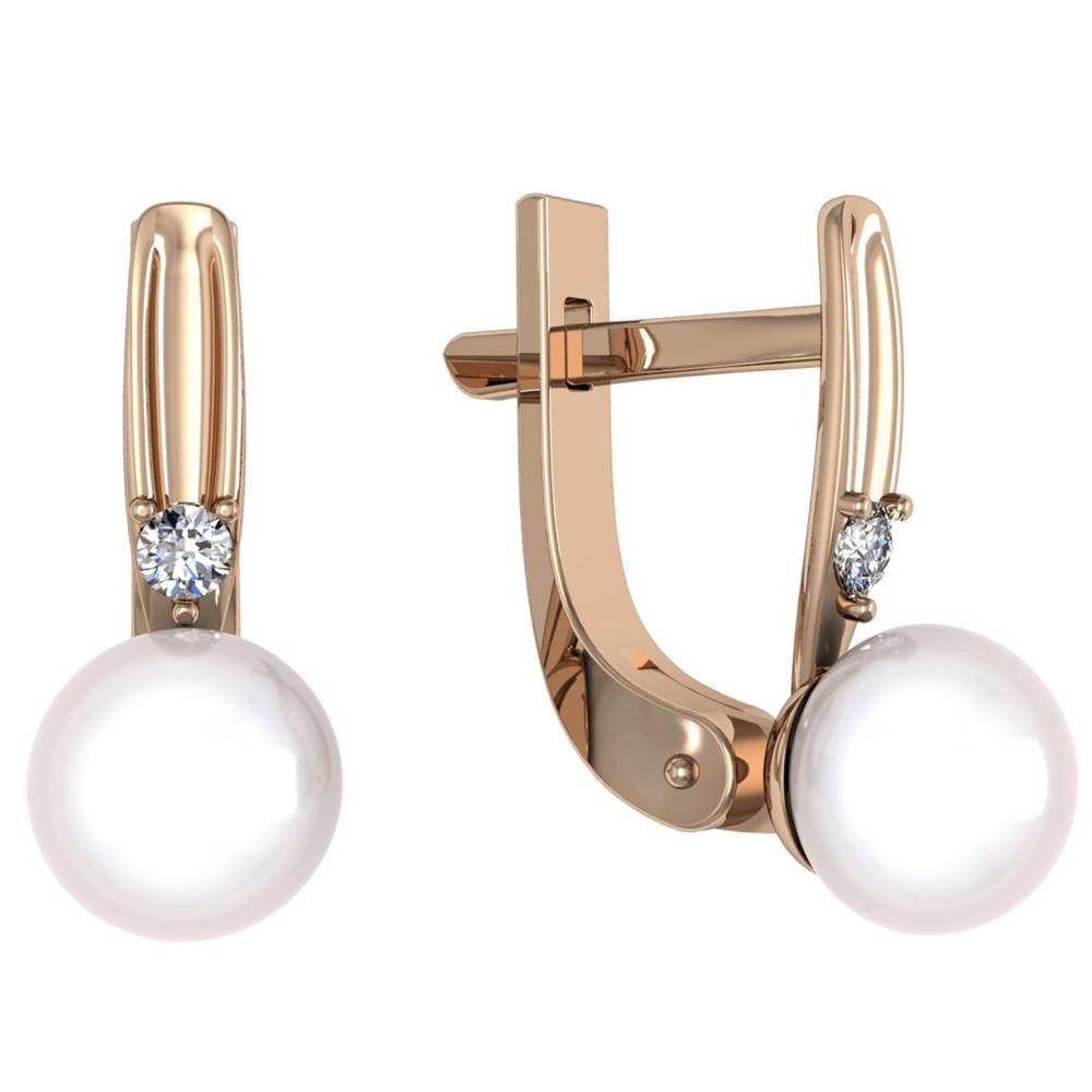 

Серьги из серебра ПРИВОЛЖСКИЙ ЮВЕЛИР 302508-FA11ZM07, фианит/жемчуг культивированный, 302508-FA11ZM07