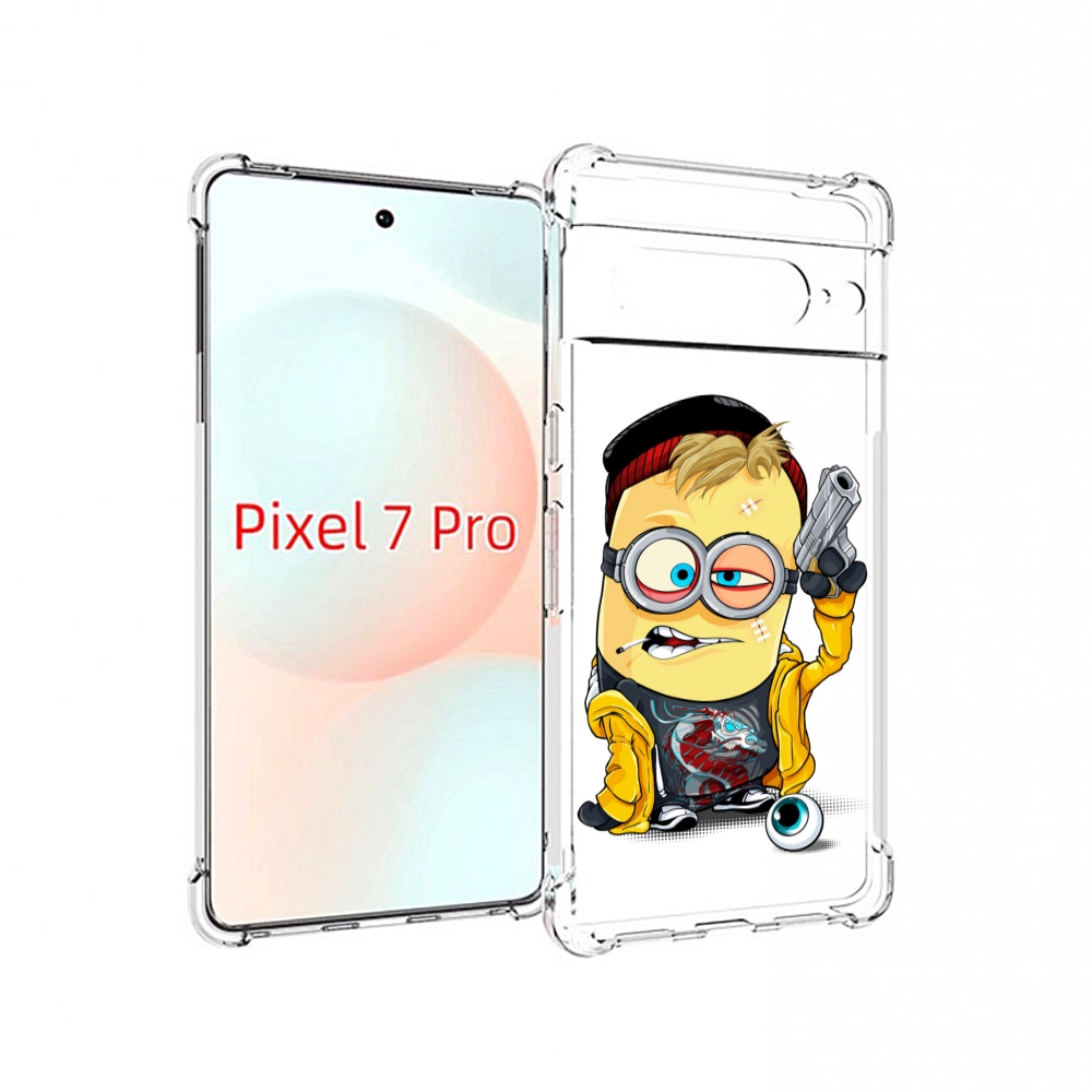 

Чехол Mypads Миньон Бандит Для Google Pixel 7 Pro, Прозрачный, Tocco