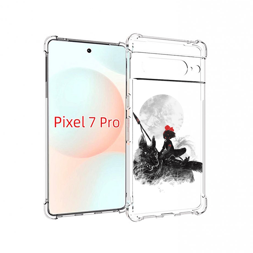 

Чехол Mypads Мононоке Для Google Pixel 7 Pro, Прозрачный, Tocco