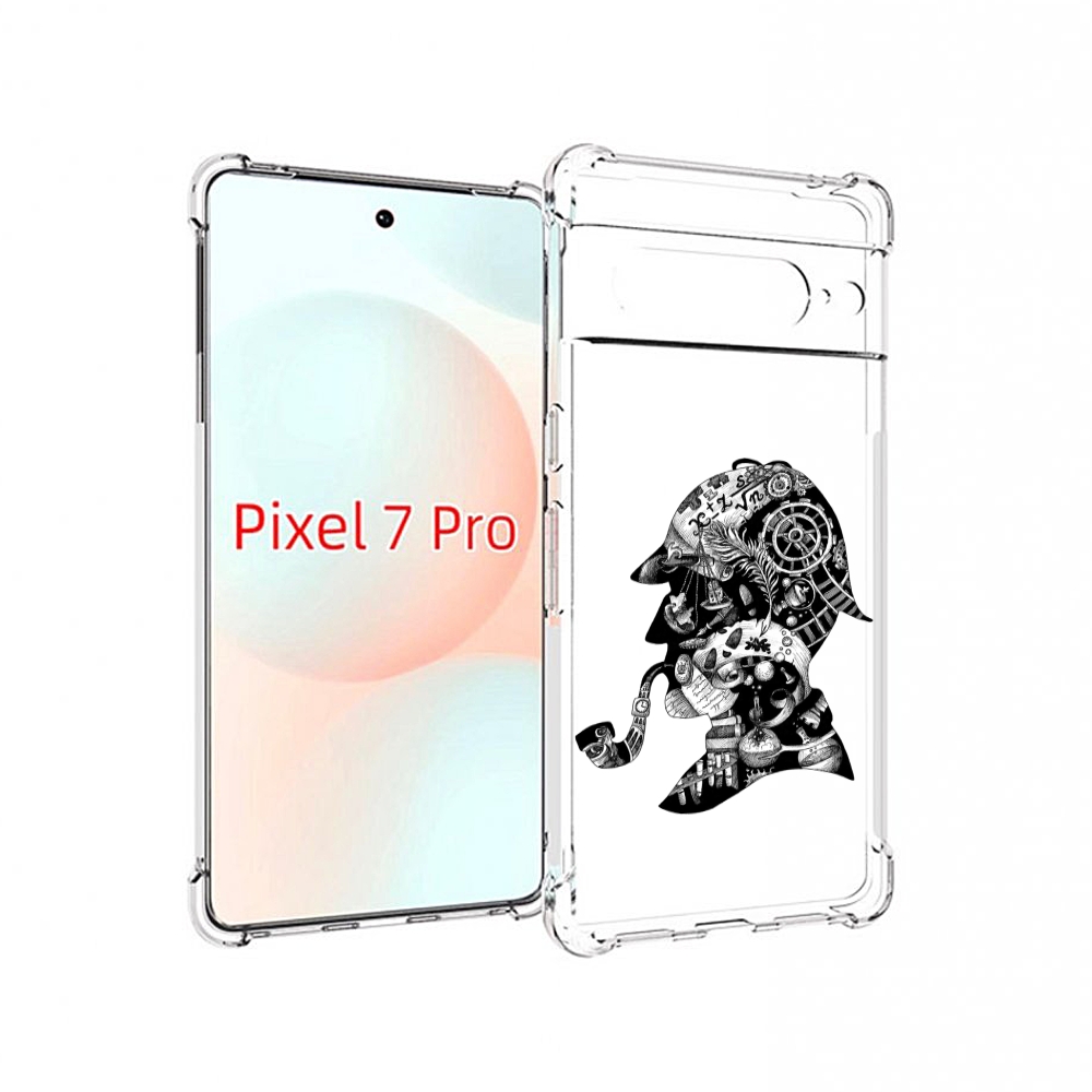

Чехол Mypads Мужчина С Трубкой Абстракция Для Google Pixel 7 Pro, Прозрачный, Tocco