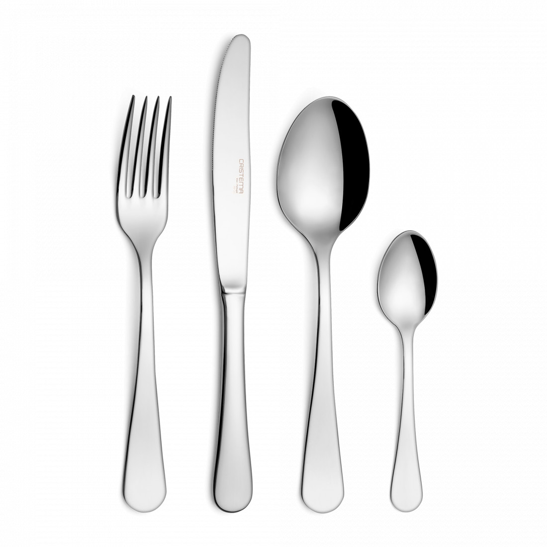 Набор столовых приборов Cristema на 6 персон зеркальная полировка PEP-7200-24L