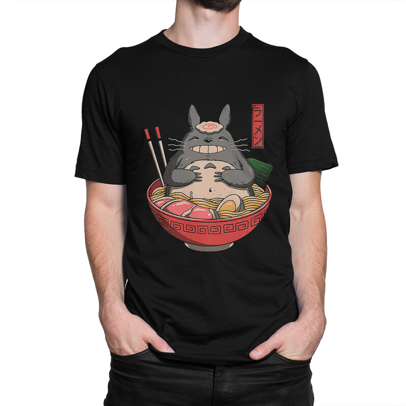 

Футболка мужская Dream Shirts Рамэн Тоторо 352052222 черная 2XL, Рамэн Тоторо 352052222