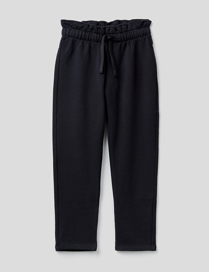 

Брюки для девочек Benetton цв. черный р.128, 21A_3J68I0500