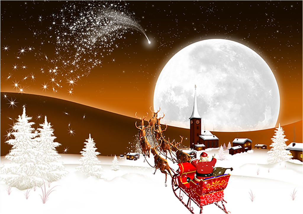 

Картина на холсте с подрамником ХитАрт Санта 80x56 см, 50