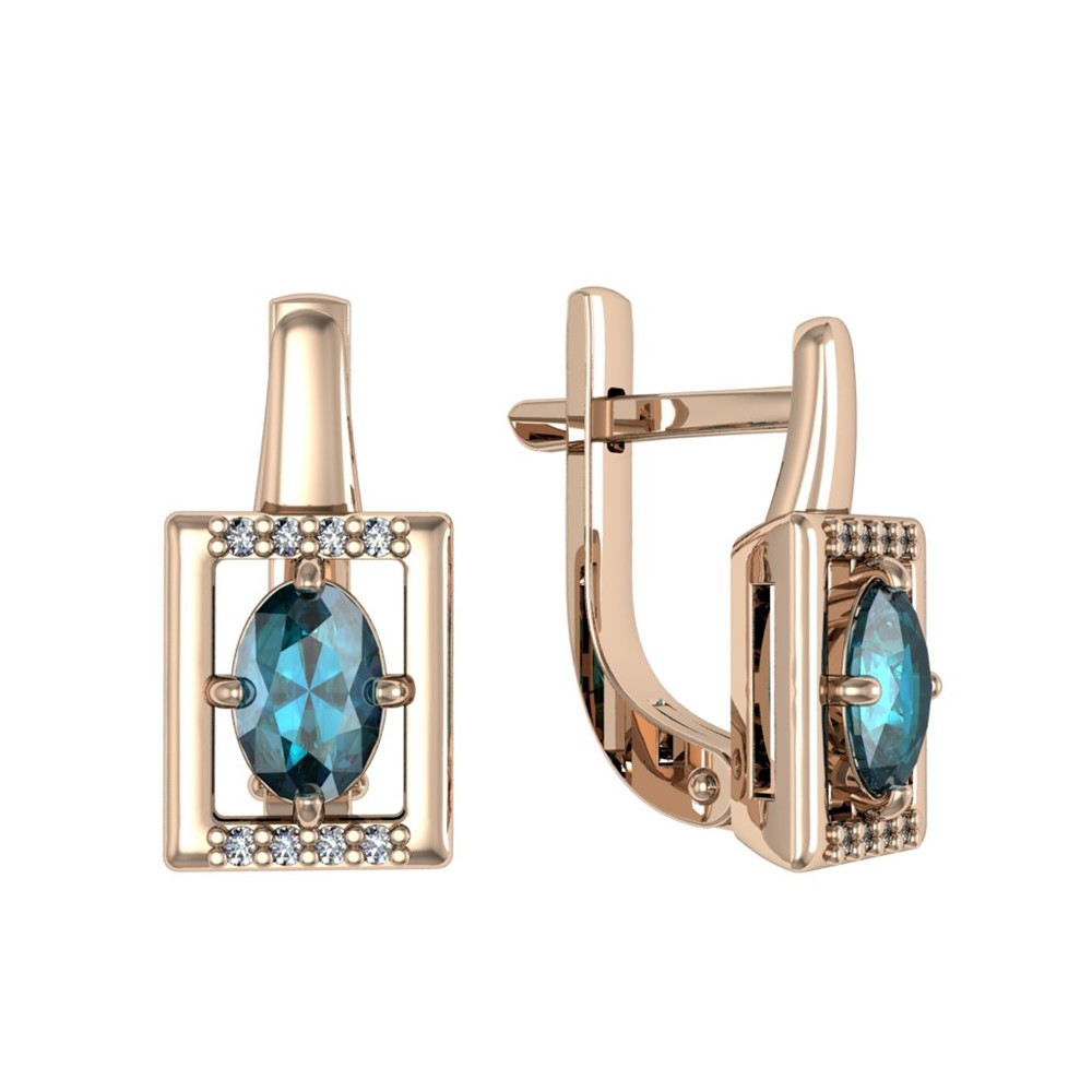 

Серьги из серебра с алпанитом ПРИВОЛЖСКИЙ ЮВЕЛИР 302600-FA11FA78, 302600-FA11FA78