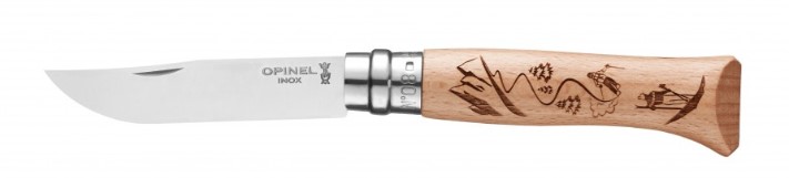 фото Нож opinel серии tradition alpine adventures №08, клинок 8,5см, skiing 002188 нож opinel