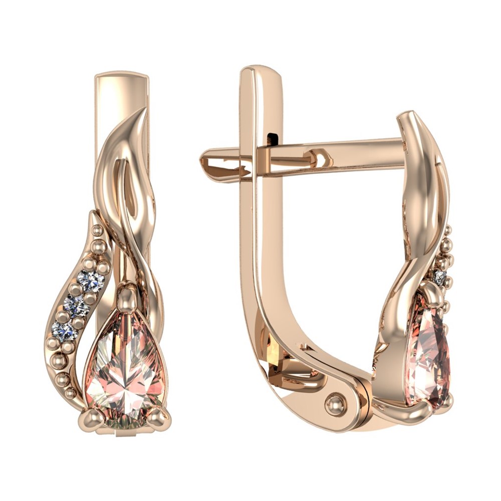 

Серьги из серебра с алпанитом ПРИВОЛЖСКИЙ ЮВЕЛИР 302635-FA11FA46, 302635-FA11FA46