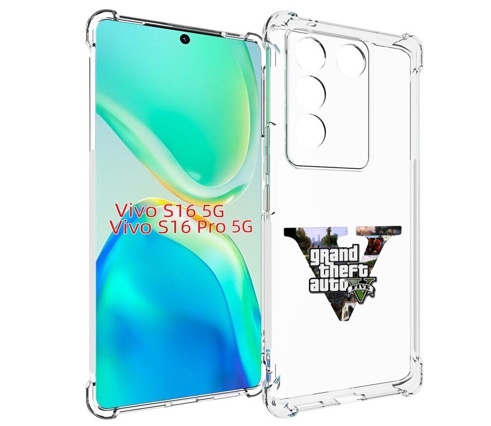 

Чехол MyPads GTA 5 логотип для Vivo S16 5G / S16 Pro 5G / V27 / V27 Pro, Tocco