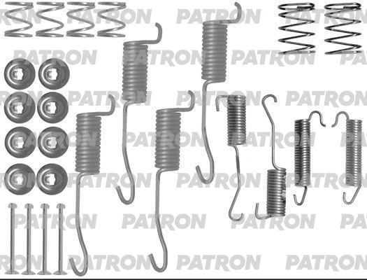 

Монтажный комплект тормозных колодок PATRON psrk0191