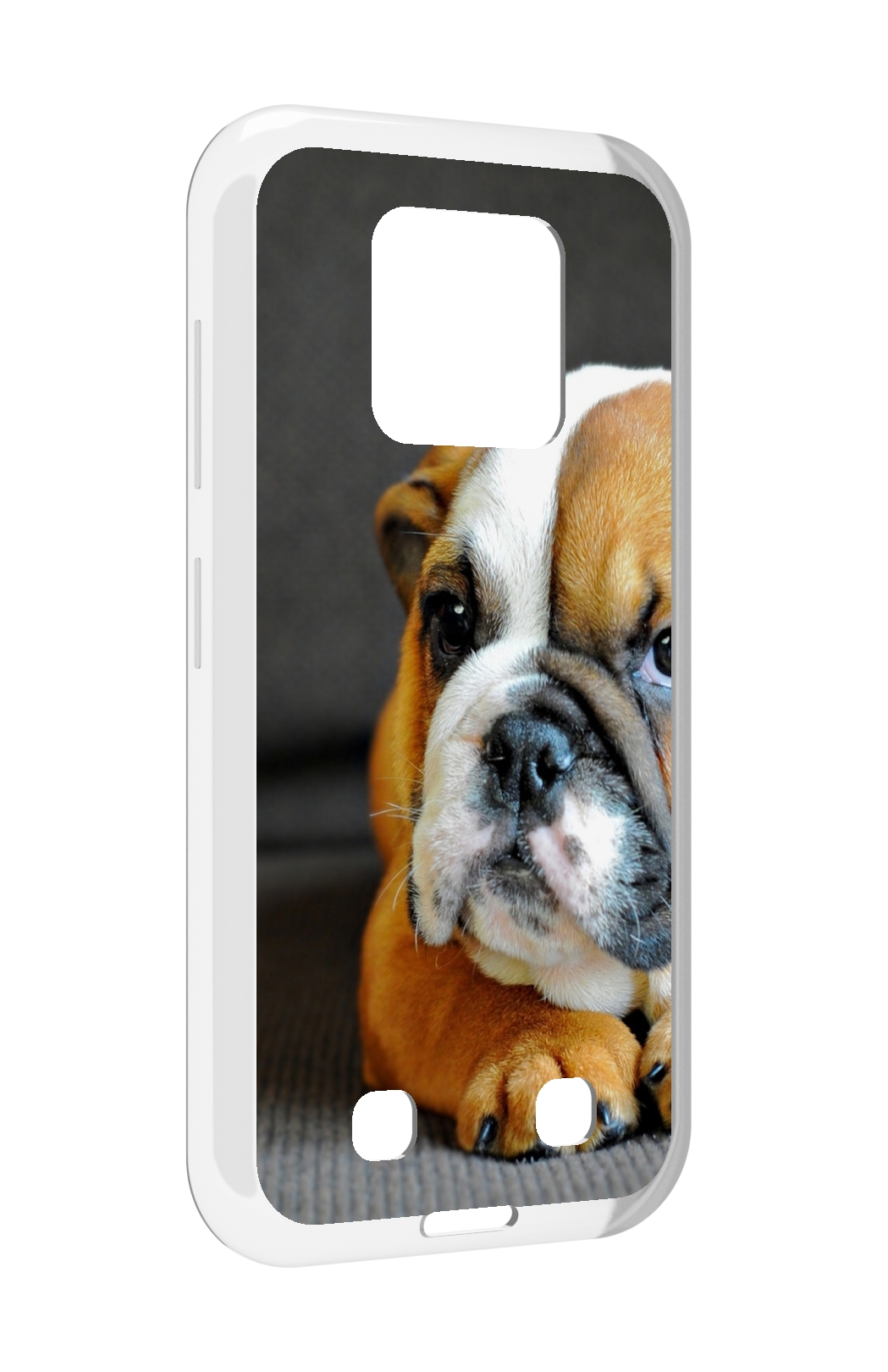 

Чехол MyPads англиискии бульдор для Oukitel WP18, Прозрачный, Tocco