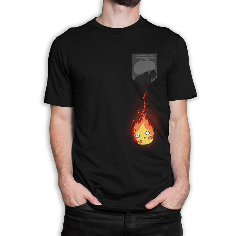 

Футболка мужская Dream Shirts Кальцифер в Кармашке 357057222 черная XS, Черный, Кальцифер в Кармашке 357057222