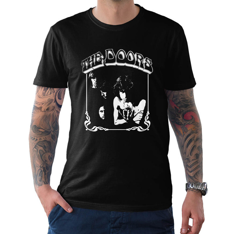 

Футболка мужская Dream Shirts The Doors 357181222 черная XL, The Doors 357181222