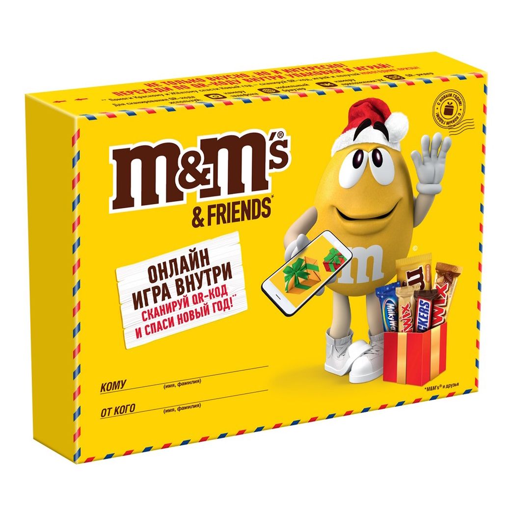 

Сладкий подарочный набор M&M's & friends Посылка 150 г
