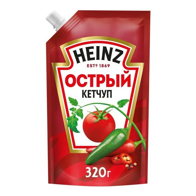 Кетчуп Heinz острый 320 г