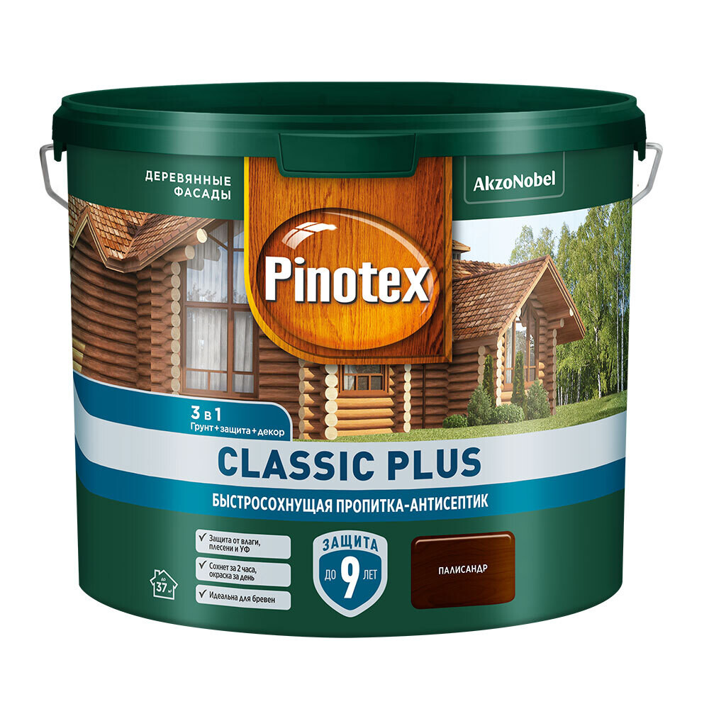 Антисептик Pinotex Classic Plus палисандр 2,5 л