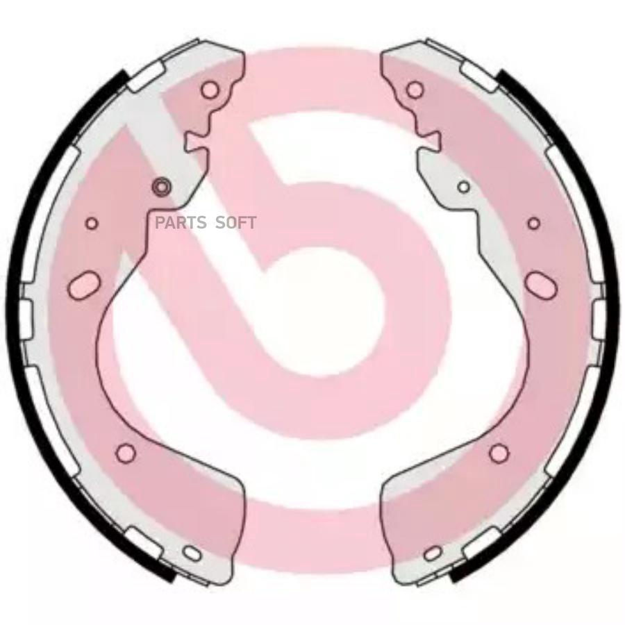 

Колодки торм.бараб. FORD/NISSAN/RENAULT BREMBO