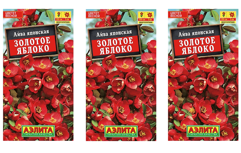 

Семена айва Аэлита Золотое яблоко 93738 3 уп., Айва