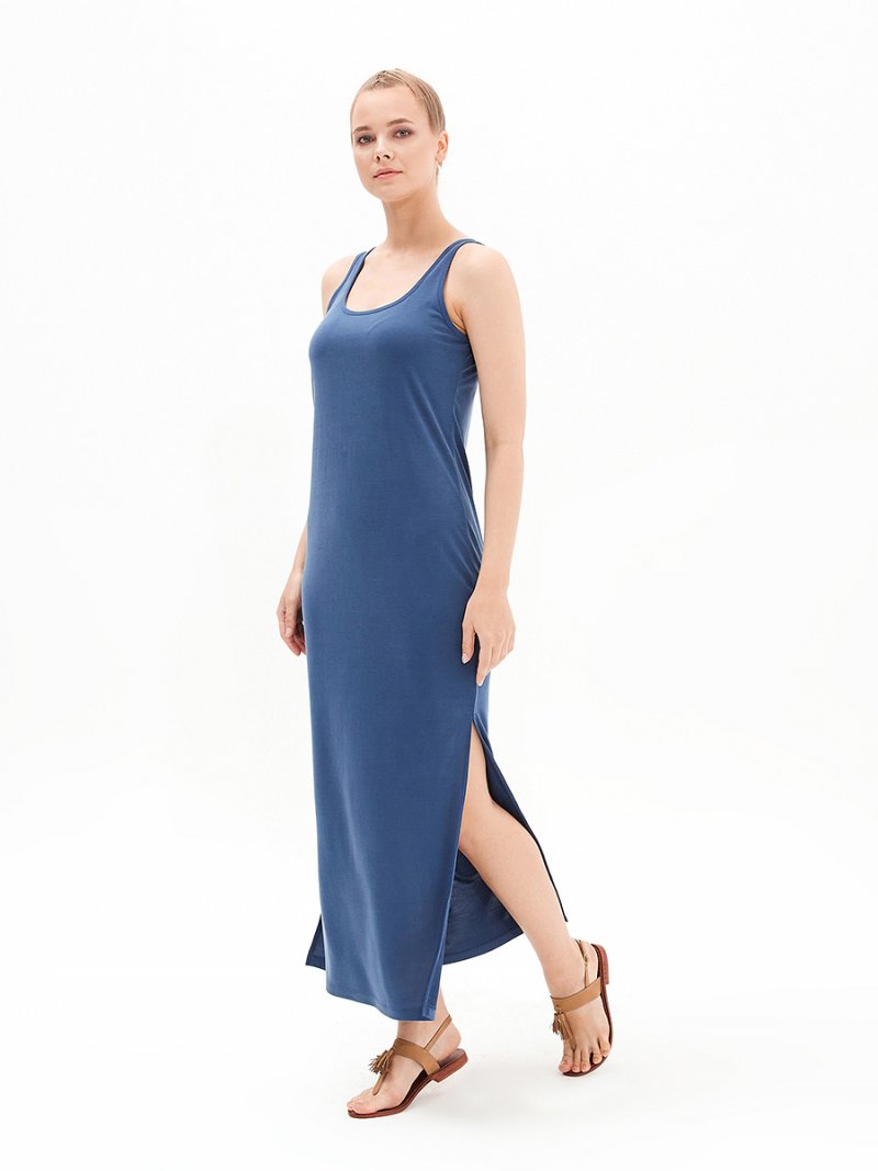 Платье женское BlackSpade BS50594 синее XXL