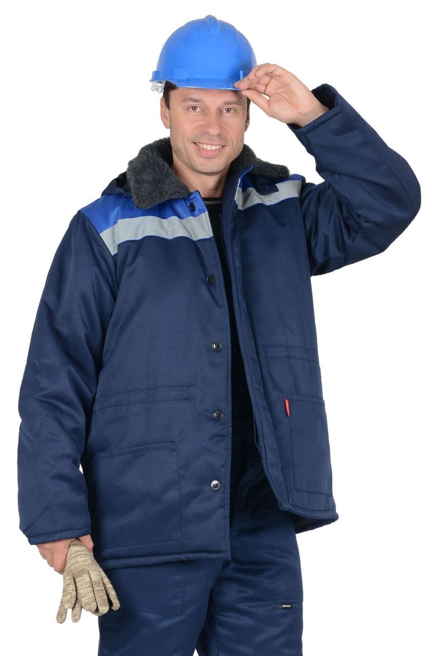 Куртка рабочая мужская СириуС 01861 синяя 56/182-188