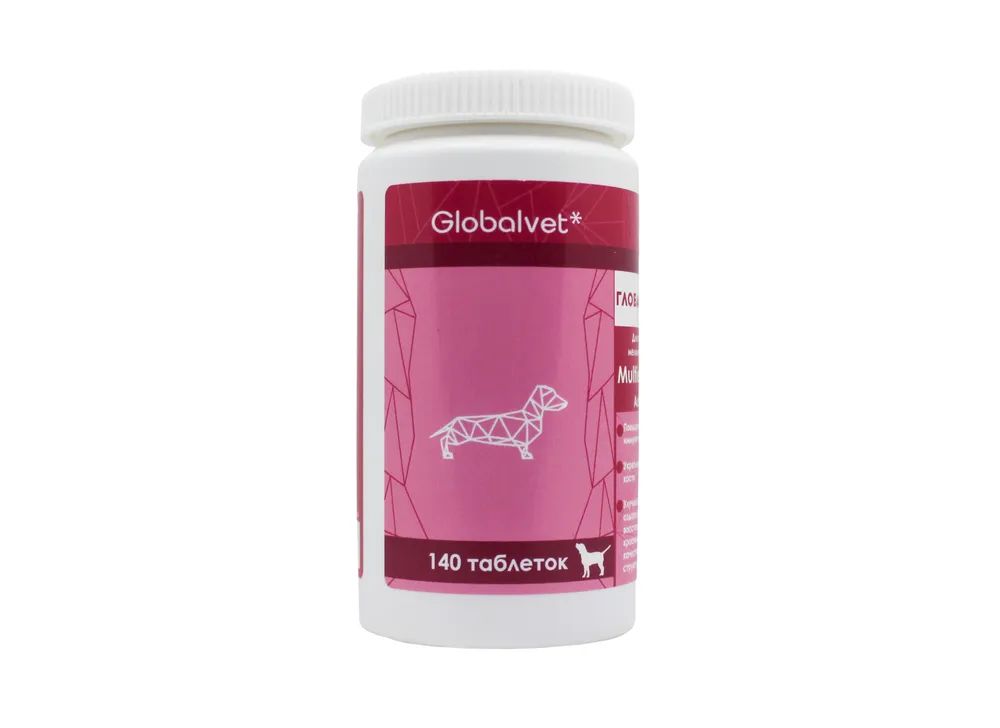Витаминный комплекс для собак мелких пород GlobalVet Глобалвит Multieffect, 140 табл