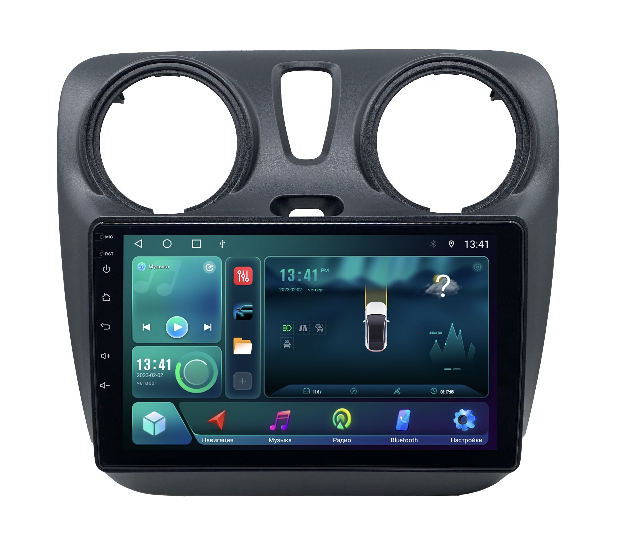 Штатная магнитола Zenith Renault Dokker 2012-2020 Android 12 216 GB Мультируль ШГУ 1985600₽