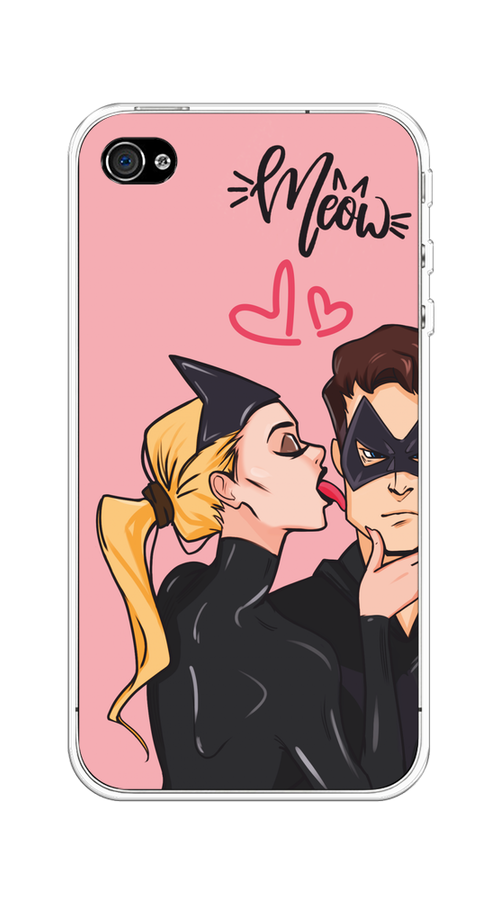 

Чехол Awog на Apple iPhone 4/4S "Kiss of Cat Woman", Розовый;черный;бежевый, 10150-1