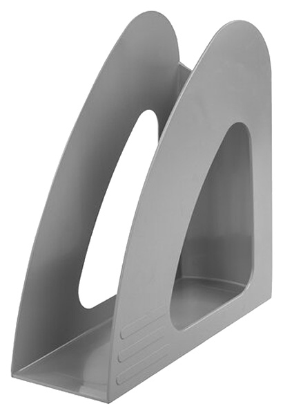 

Лоток вертикальный для бумаг BRAUBERG Delta, 240х90х240 мм, серый, 237240