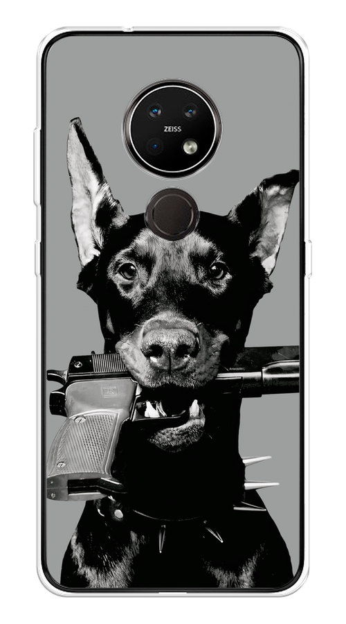 

Чехол Awog на Nokia 6.2/7.2 "Доберман", Серый, 123050-1
