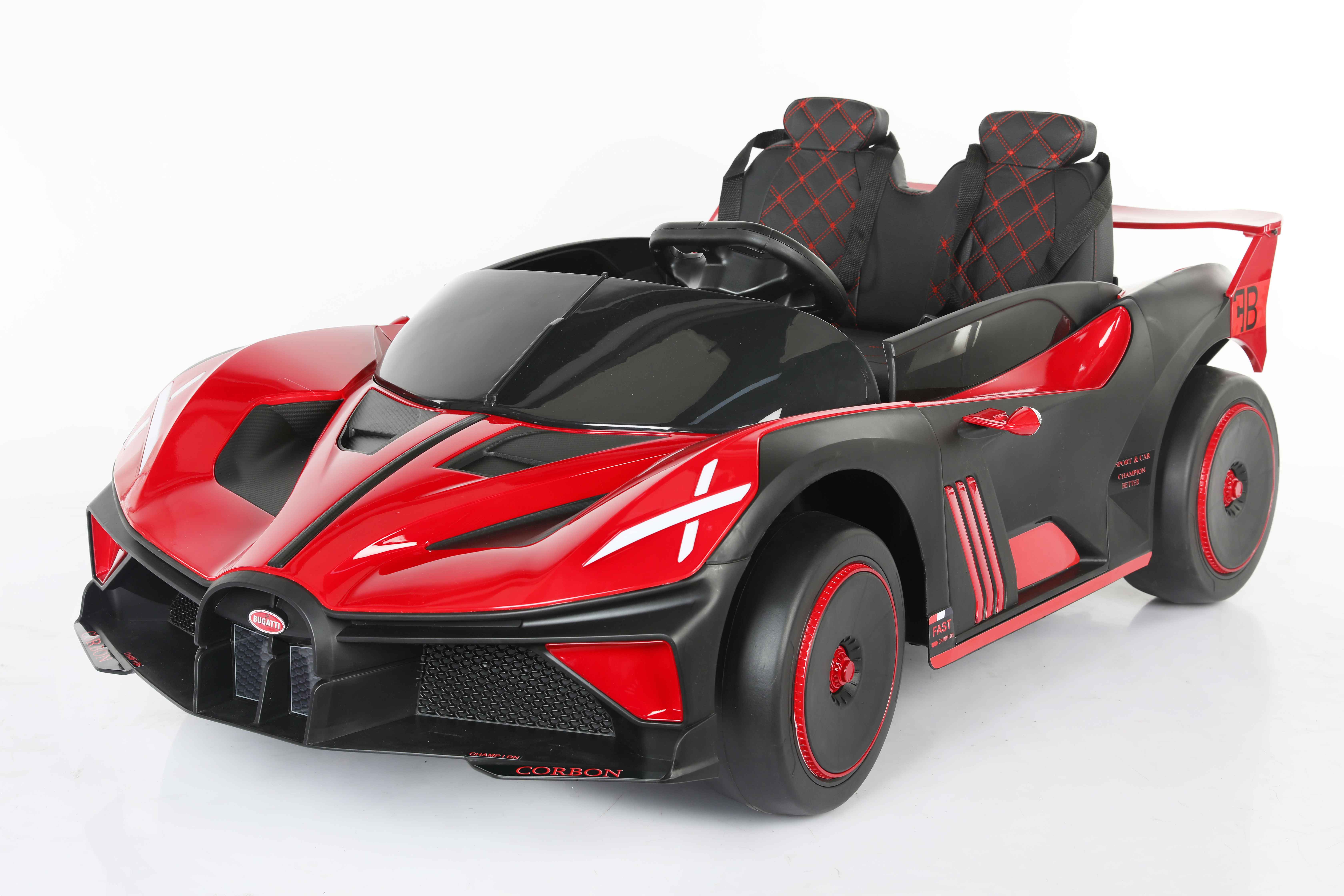 

Электромобиль ToyLand Bugatti sport 24V красный краска