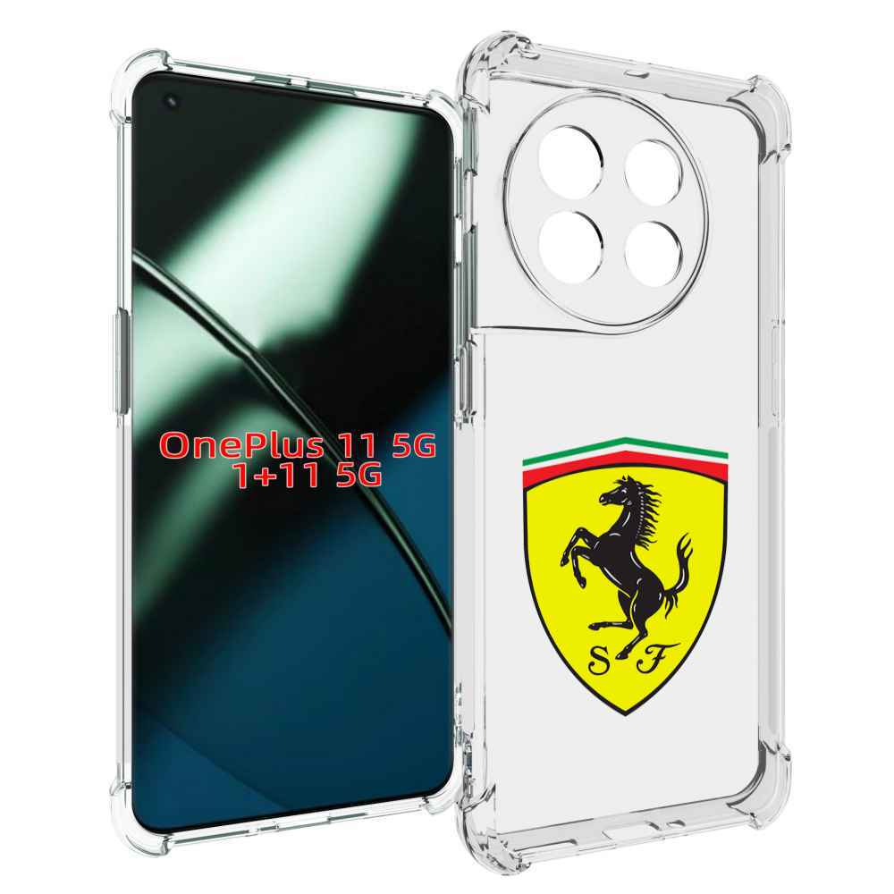 

Чехол MyPads Ferrari-3 мужской для OnePlus 11, Прозрачный, Tocco