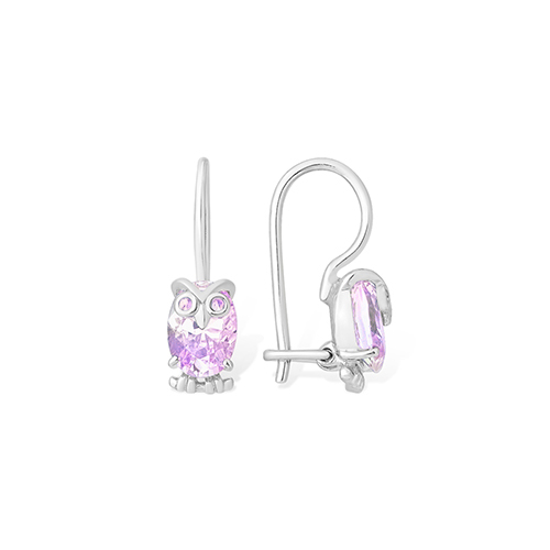 

Серьги из серебра ЯХОНТ Ювелирный 210008, фианит, 210008