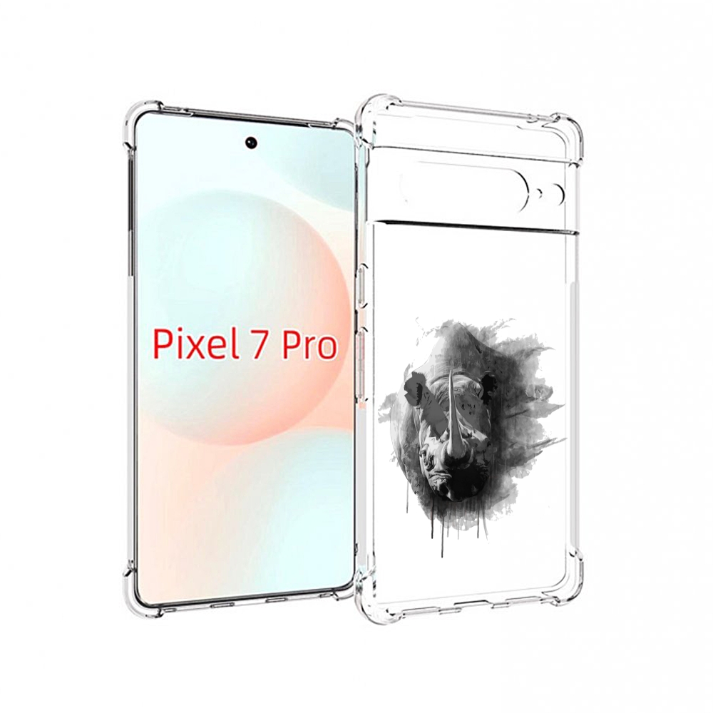 

Чехол Mypads Носорог Для Google Pixel 7 Pro, Прозрачный, Tocco