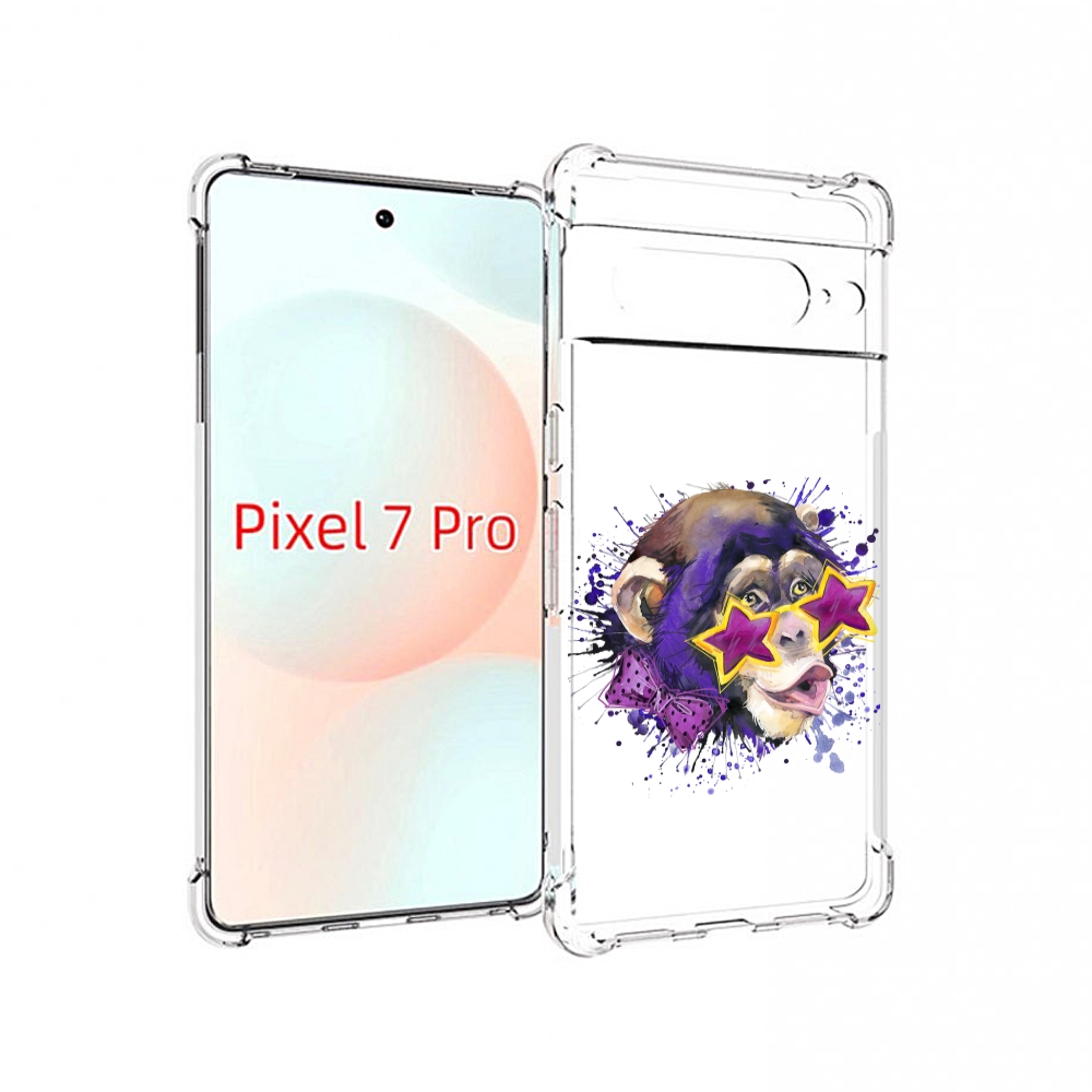 

Чехол Mypads Обезьяна В Очках Для Google Pixel 7 Pro, Прозрачный, Tocco