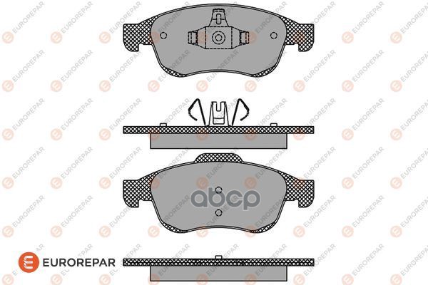 

Колодки Тормозные Fr Renault Duster 10-/Fluence 10-/Megane Iii 08- EUROREPAR 16 172 740 80, 1617274080