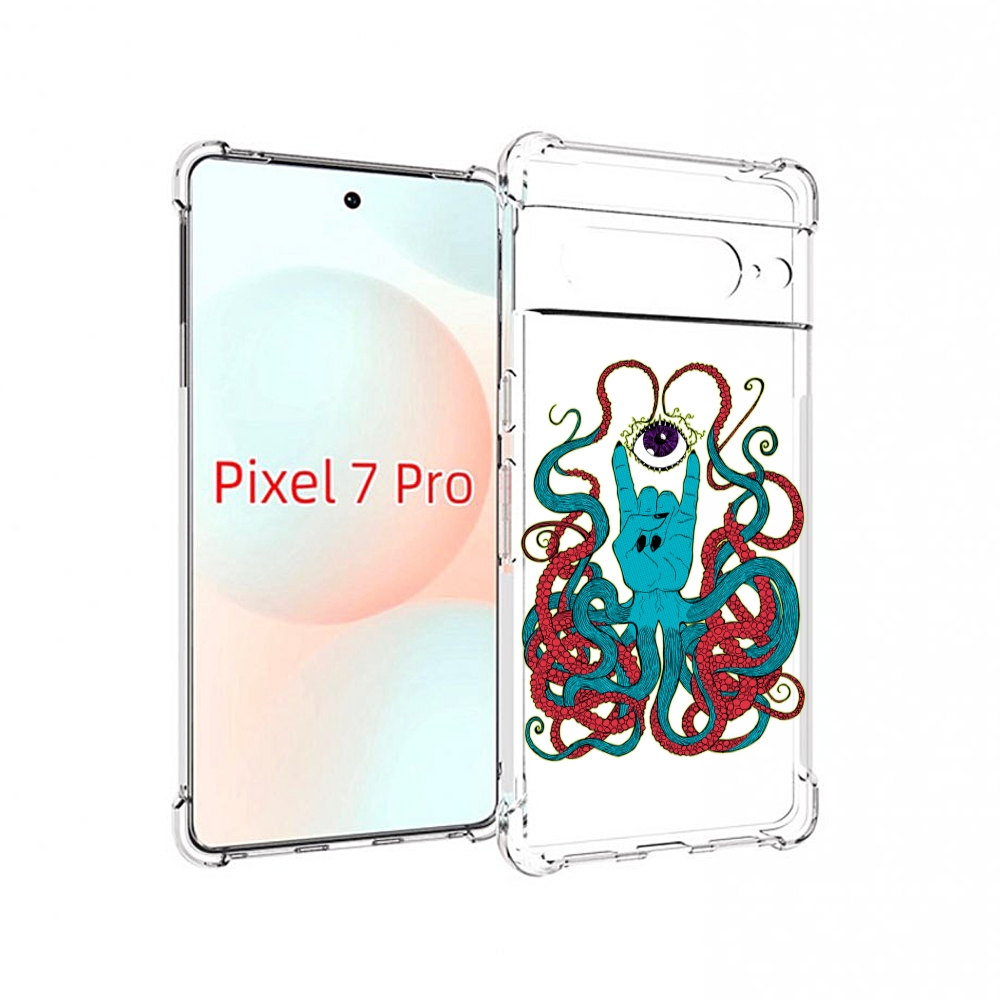 

Чехол Mypads Осьминог-Рука Абстракция Для Google Pixel 7 Pro, Прозрачный, Tocco