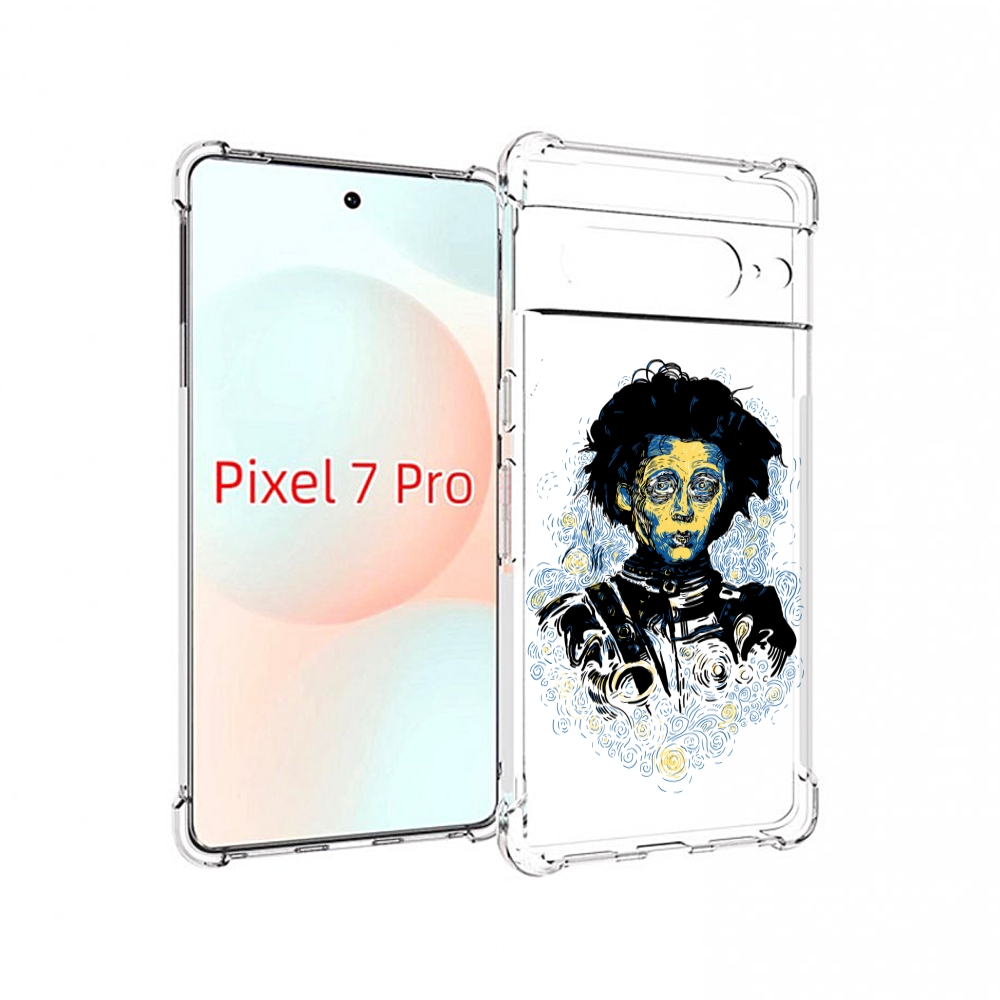 

Чехол Mypads Парень Черно-Белый Абстракция Для Google Pixel 7 Pro, Прозрачный, Tocco