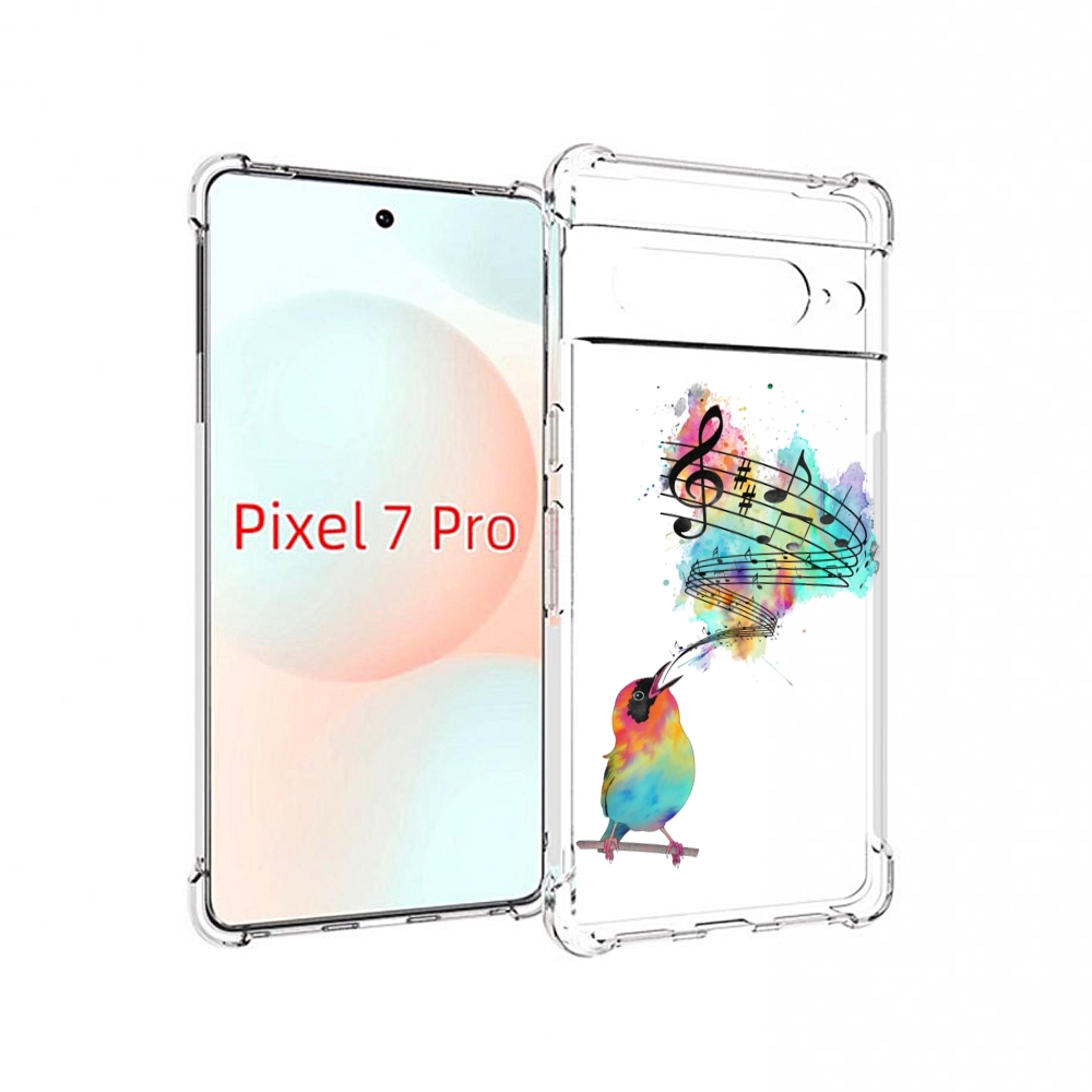 

Чехол Mypads Певчая Птичка Для Google Pixel 7 Pro, Прозрачный, Tocco